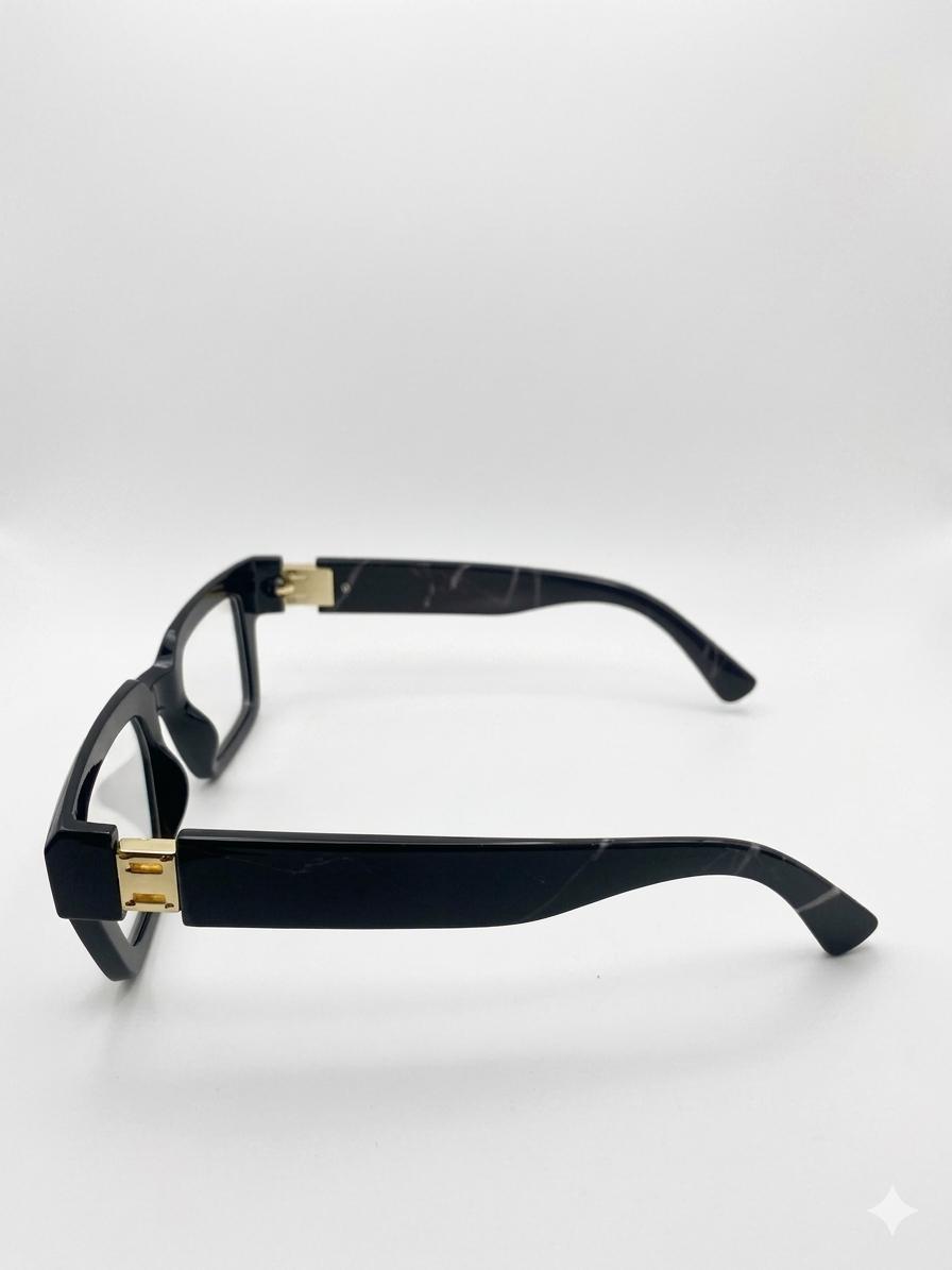 Gafas de Sol Premium – Estilo Square Chunky con Alma de Mármol