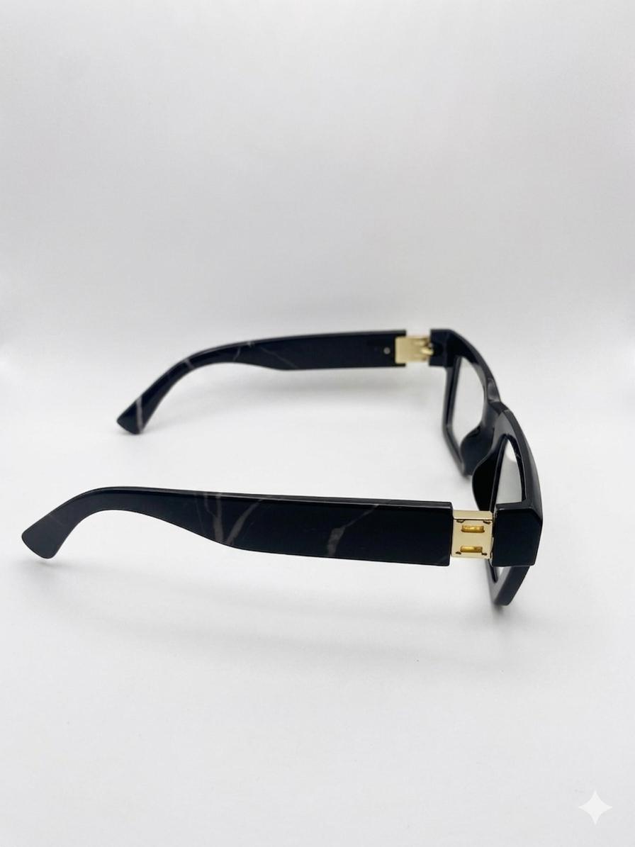 Gafas de Sol Premium – Estilo Square Chunky con Alma de Mármol
