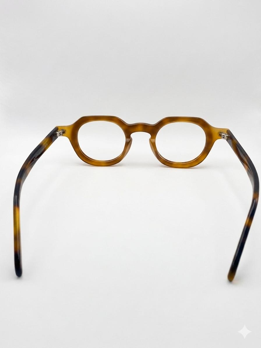 Mérida Tortoise – Armazón Oftálmico Unisex de Acetato Hexagonal/Redondo