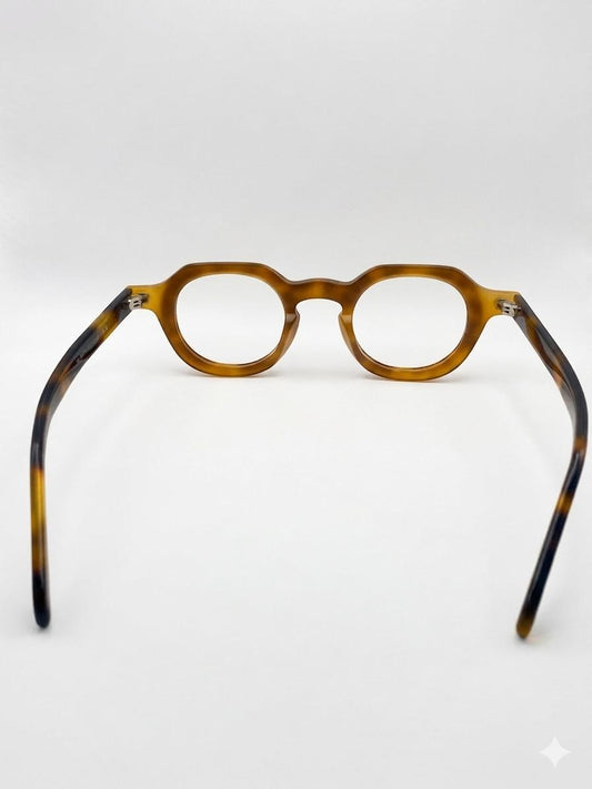 Mérida Tortoise – Armazón Oftálmico Unisex de Acetato Hexagonal/Redondo