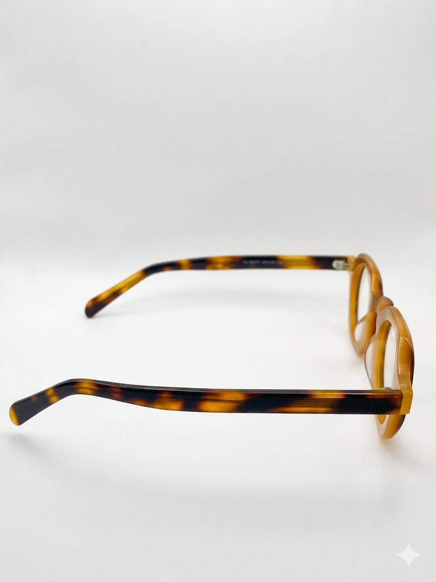 Mérida Tortoise – Armazón Oftálmico Unisex de Acetato Hexagonal/Redondo