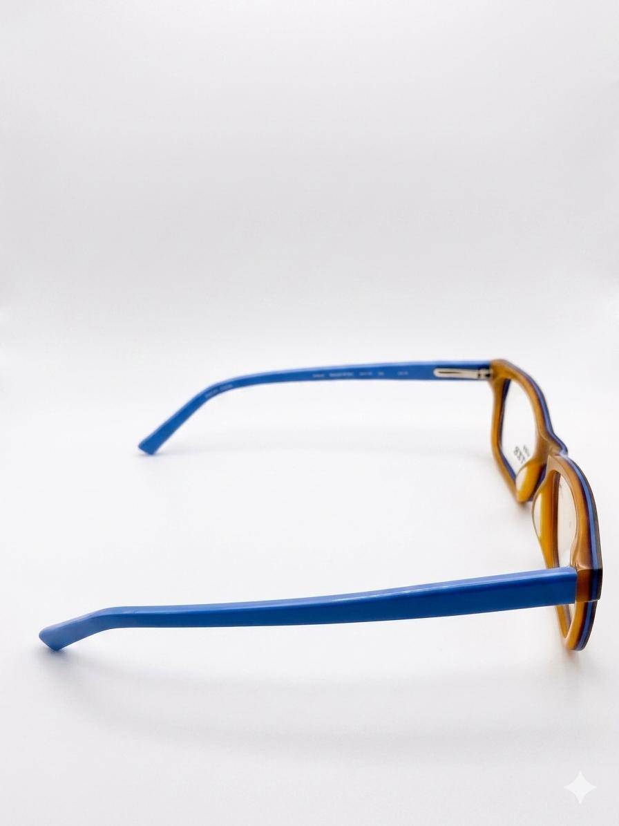 Gafas Graduadas Altair Kilter – Montura Rectangular Ocre y Azul Celeste