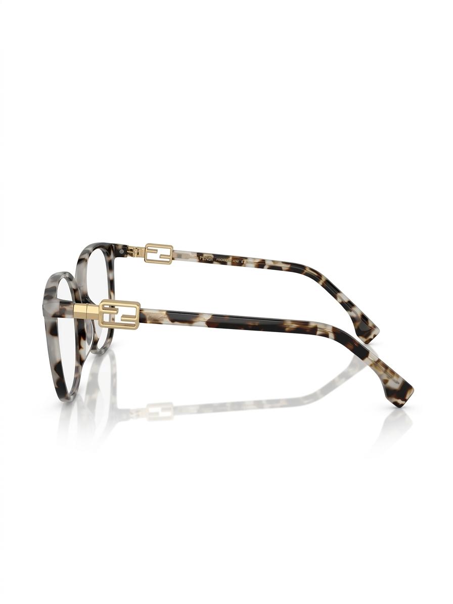 Gafas Oftálmicas Fendi - Montura de Carey con Detalles Dorados