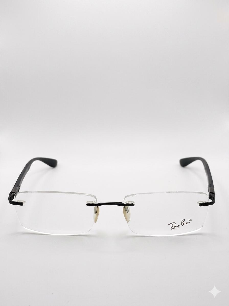 Montura Ofálmica Ray-Ban Rimless Al Aire – Elegancia Minimalista y Ligereza Premium