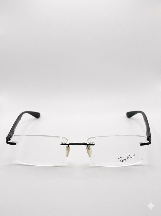 Montura Ofálmica Ray-Ban Rimless Al Aire – Elegancia Minimalista y Ligereza Premium