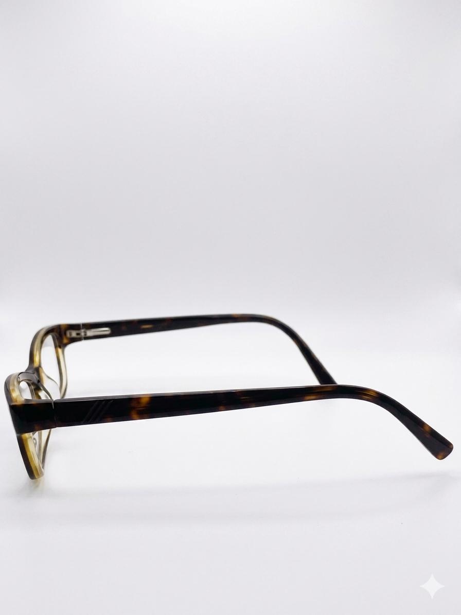 Lentes Ópticos Kilter – Montura Cuadrada de Acetato Estilo Carey (Tortoise)