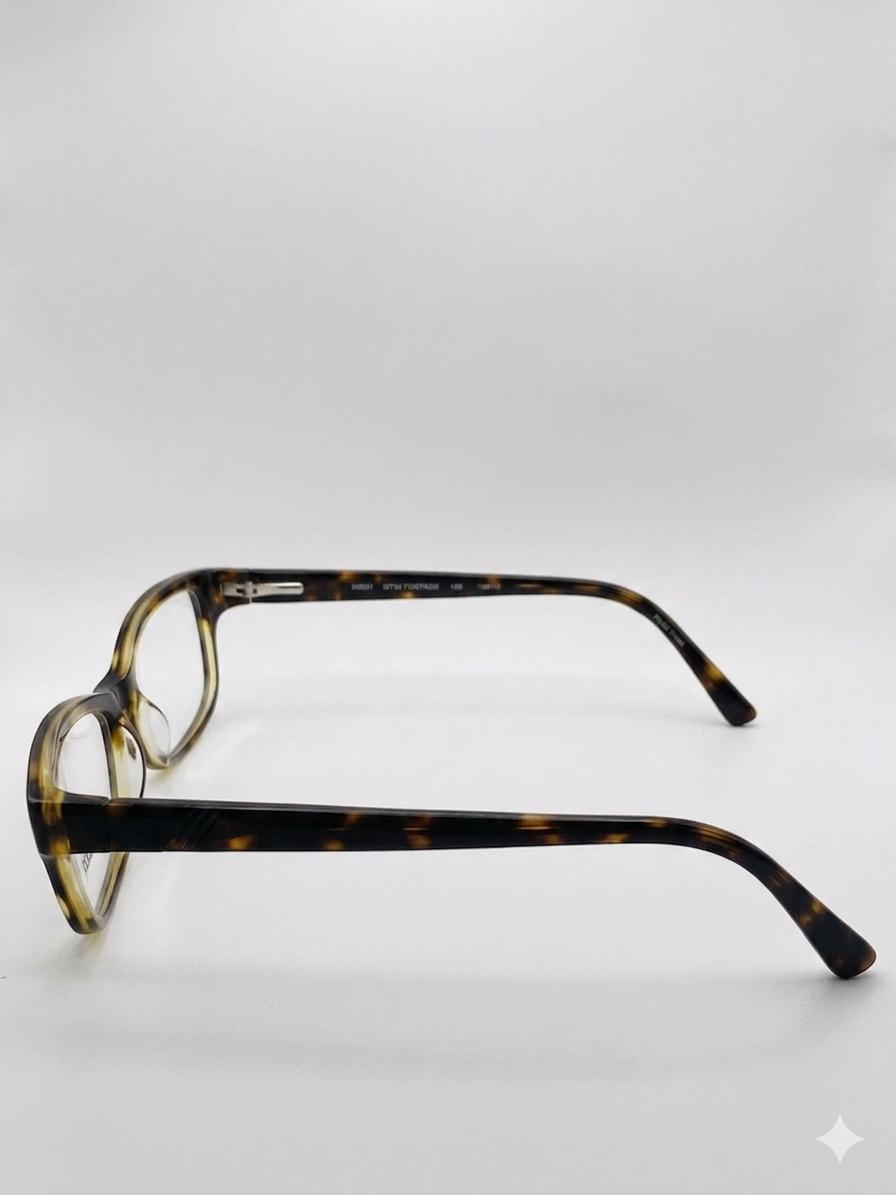 Lentes Ópticos Kilter – Montura Cuadrada de Acetato Estilo Carey (Tortoise)