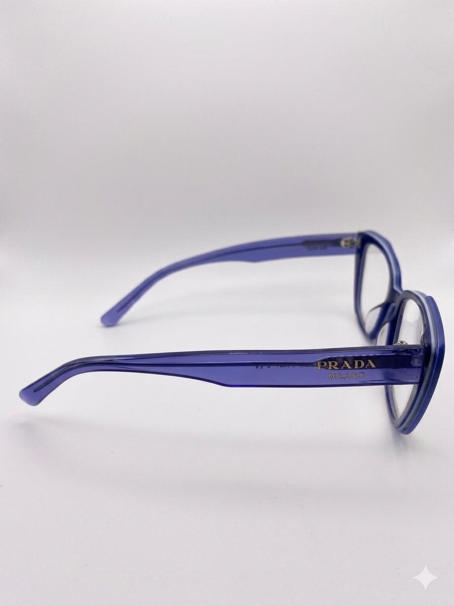 Lentes de Sol / Monturas Ópticas Prada Milano – Estilo Cat-Eye Color Morado