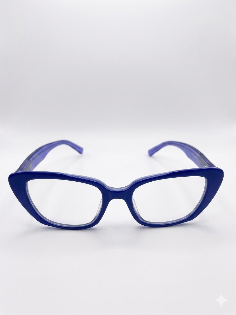 Lentes de Sol / Monturas Ópticas Prada Milano – Estilo Cat-Eye Color Morado
