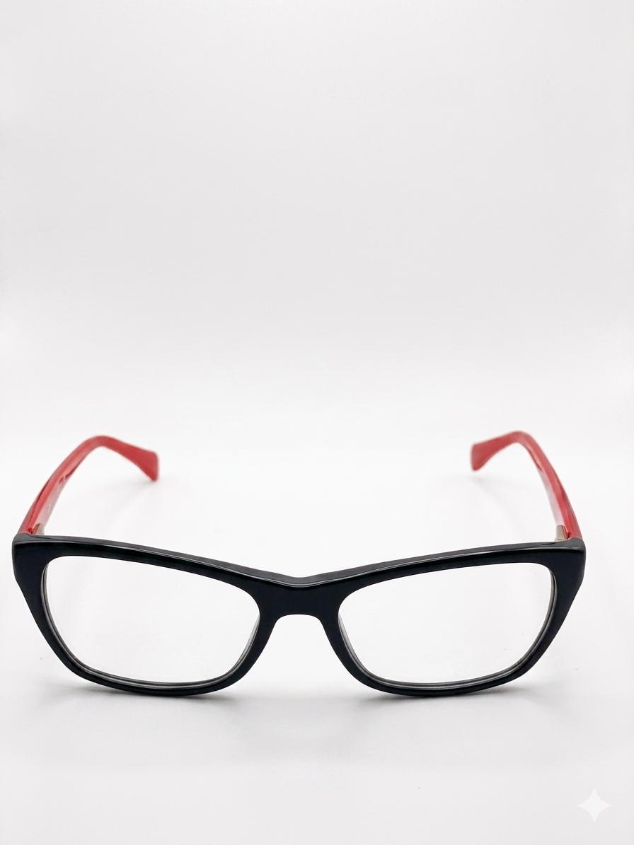 Oftálmico Ray-Ban Cat-Eye – Negro y Rojo