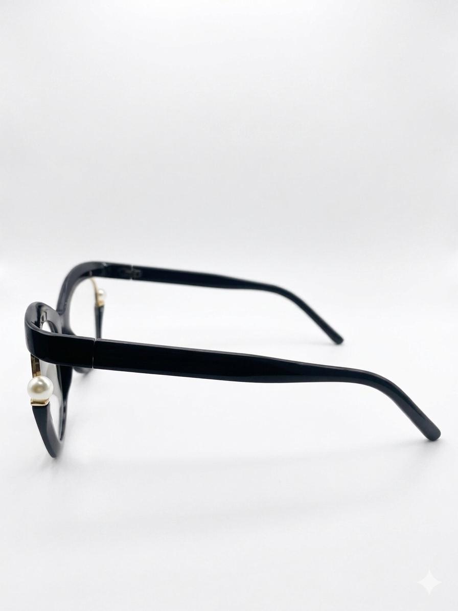 💎 Montura Cat-Eye con Detalles de Perlas Premium