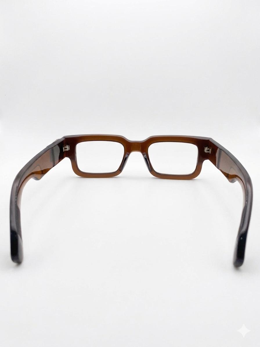 Montura Premium Retro Acetate – Elegant Brown