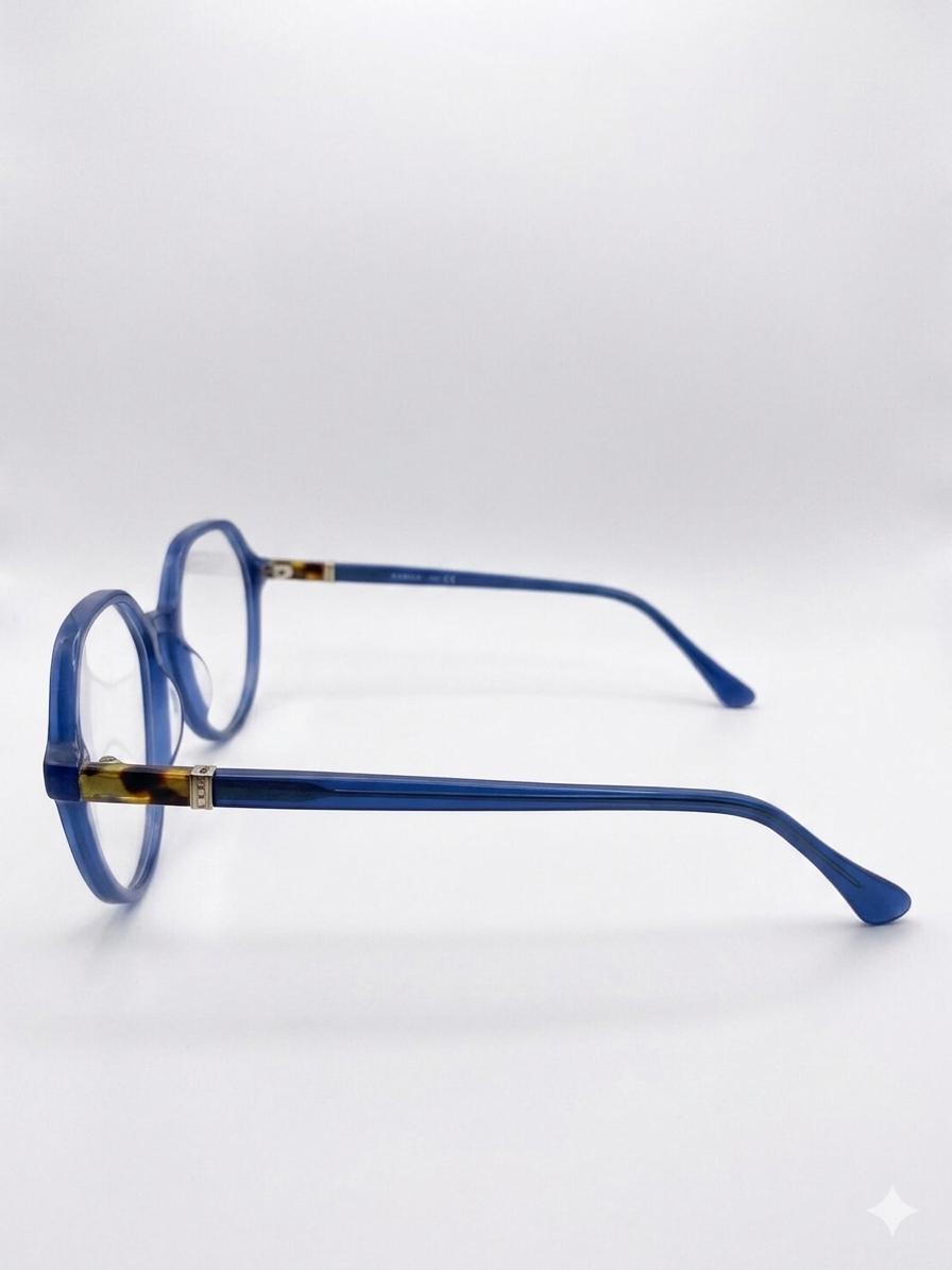 Montura Thema – Elegancia Geométrica en Azul