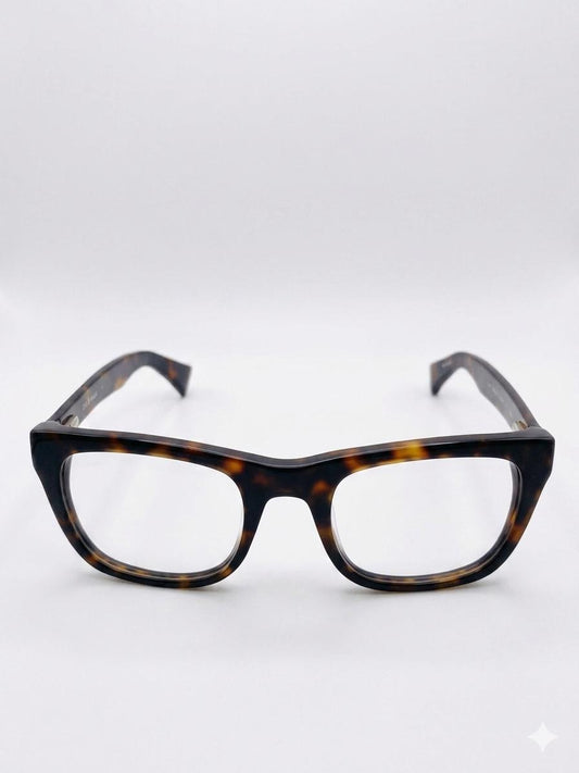 Lentes Oftálmicos Cole Haan – Armazón Carey con Base Azul (Estilo Rectangular/Square)