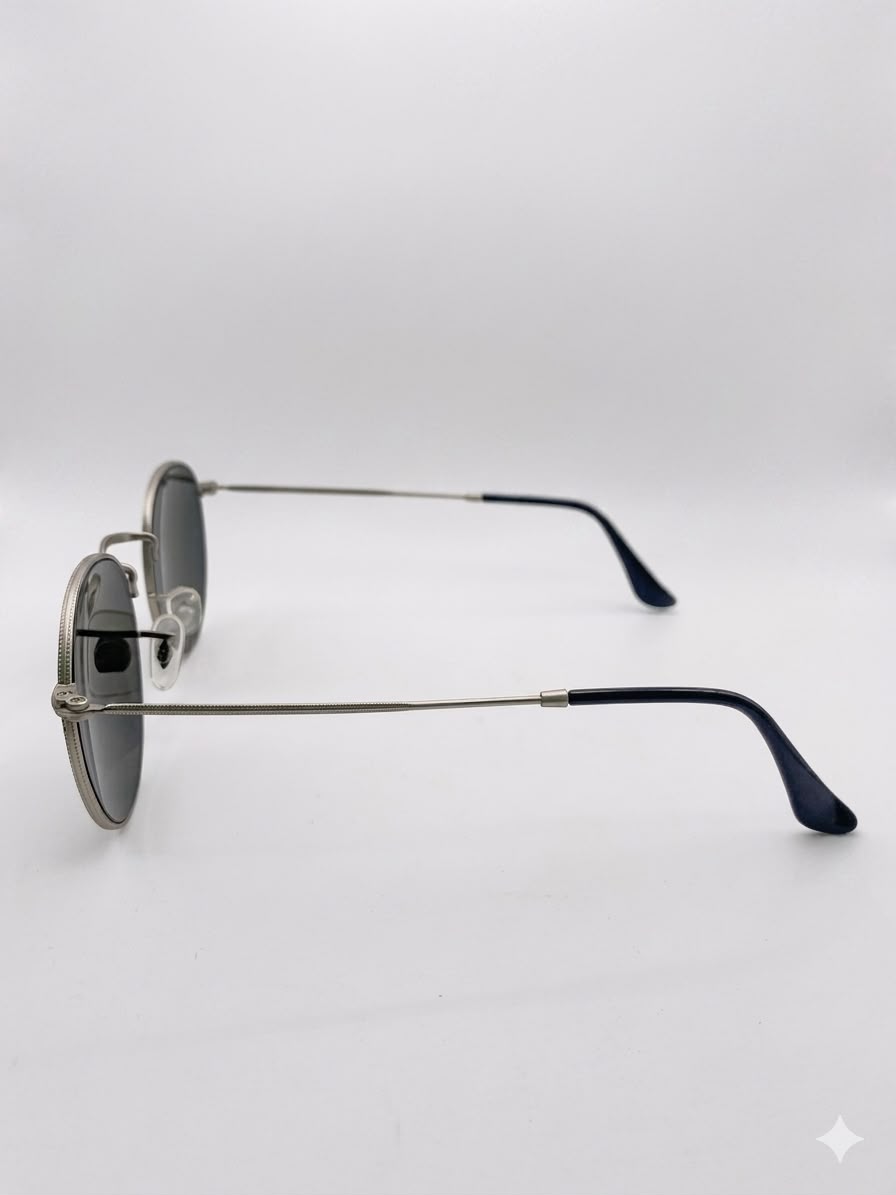 Lentes de Sol Ray-Ban Estilo Redondo Clásico con Montura Metálica.