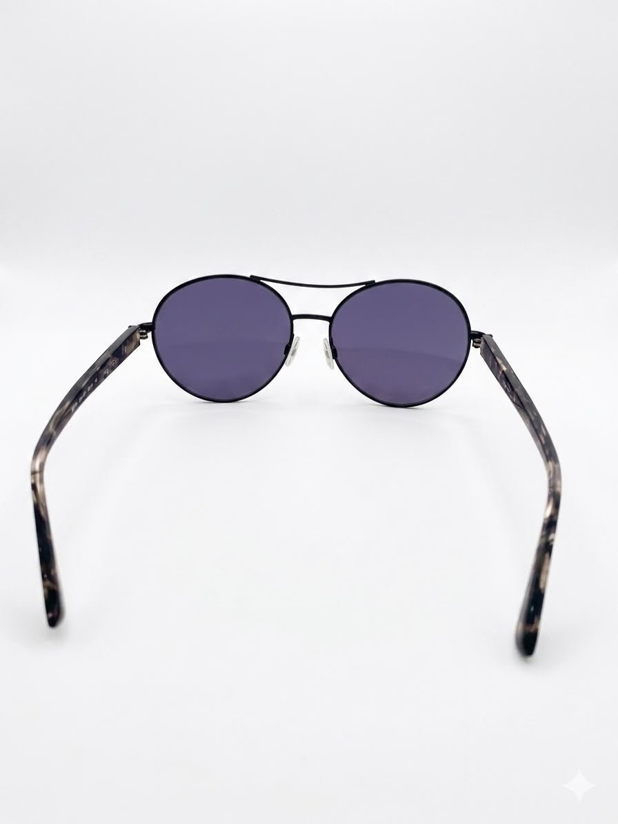 Lentes de Sol Bebe para Mujer - Estilo Aviador Circular con Detalles en Cristales