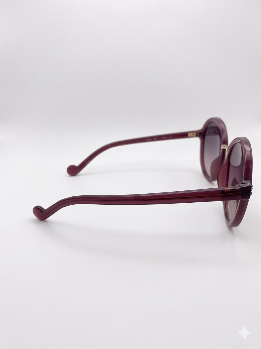 Gafas de sol Liu Jo de estilo redondeado en tono rojizo