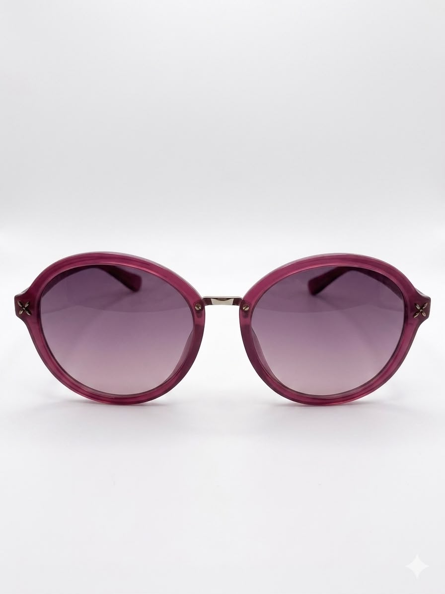 Gafas de sol Liu Jo de estilo redondeado en tono rojizo