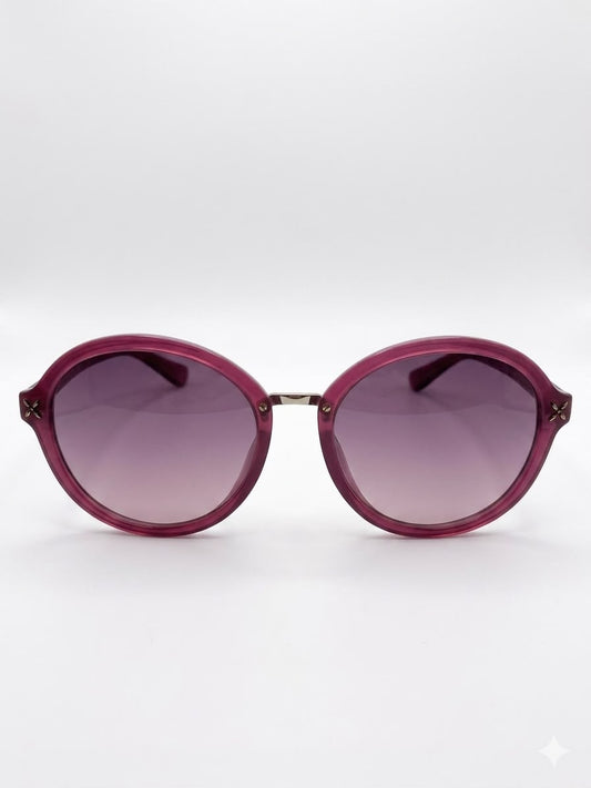 Gafas de sol Liu Jo de estilo redondeado en tono rojizo