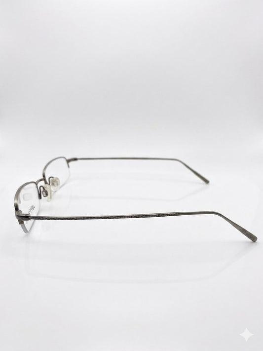 Lentes oftálmicos Jeff Banks London, armazón metálico de acero inoxidable.