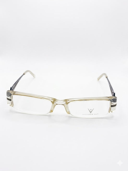 Gafas graduadas Victoria Sun con detalle de pedrería y varillas geométric