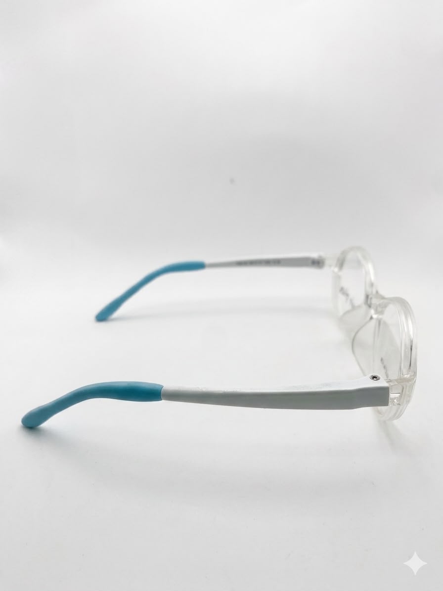 Lentes Oftálmicos Infantiles "Voir Plus" con Varillas Flexibles (Transparentes/Azules