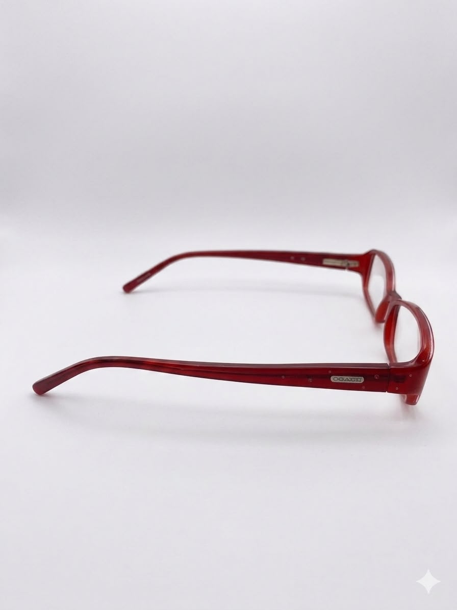 Lentes Oftálmicos Coach - Armazón Rojo Estilo Clásico