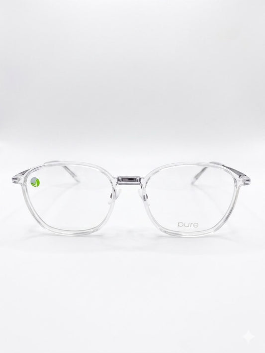 Lentes de Montura Transparente Estilo "Pure"