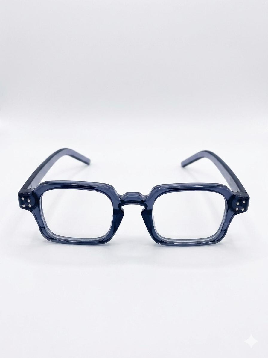 Colección de Gafas con Montura Translúcida Azul Marino