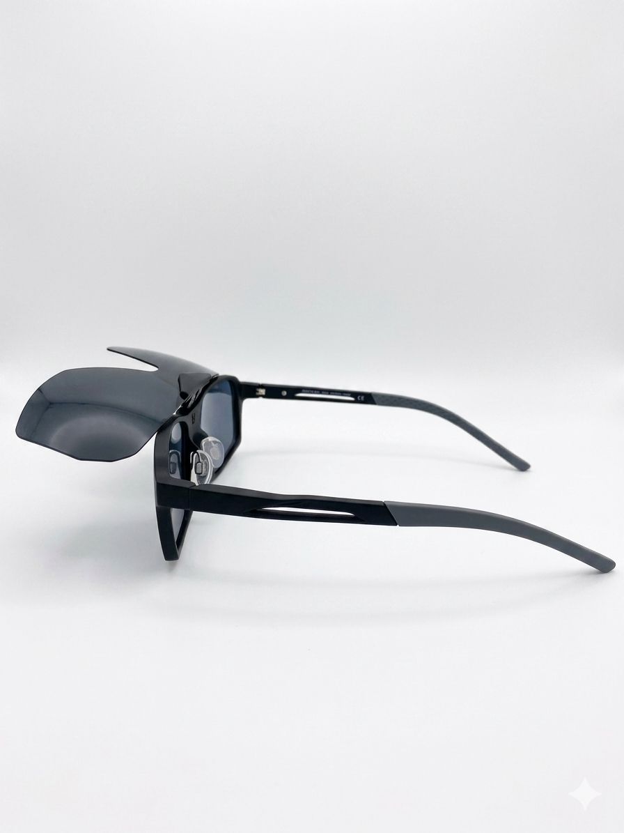 Gafas Clip-On Otto Capuzzo – Estilo Versátil con Protección Solar Instantánea