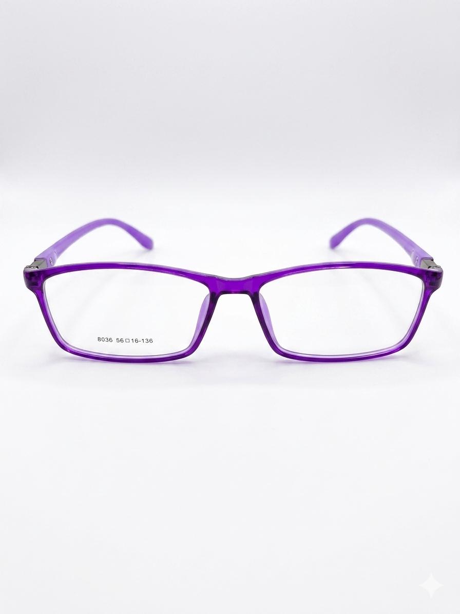 Gafas Oftálmicas Modelo 8036 - Color Morado Vibrante