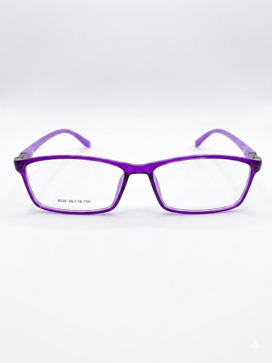 Gafas Oftálmicas Modelo 8036 - Color Morado Vibrante
