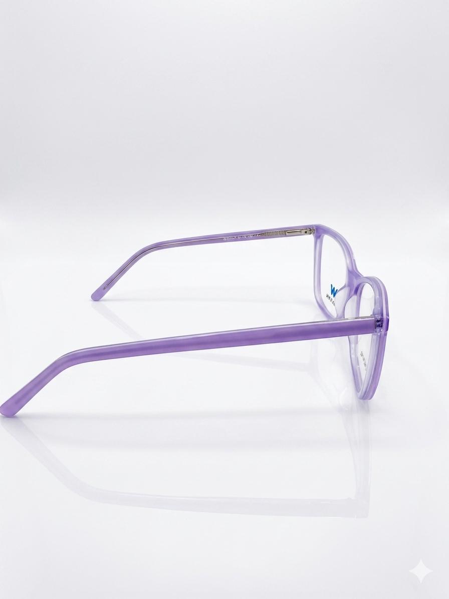 Armazón Oftálmico Glowe en Tono Lavanda – Estilo Cat-Eye