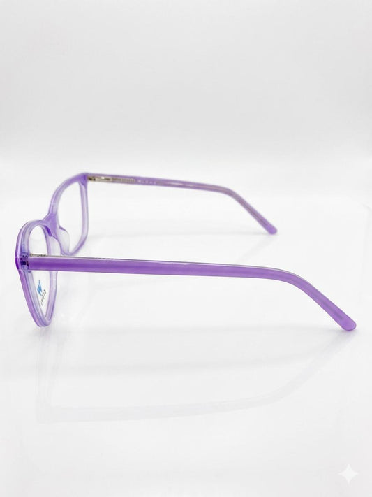 Armazón Oftálmico Glowe en Tono Lavanda – Estilo Cat-Eye
