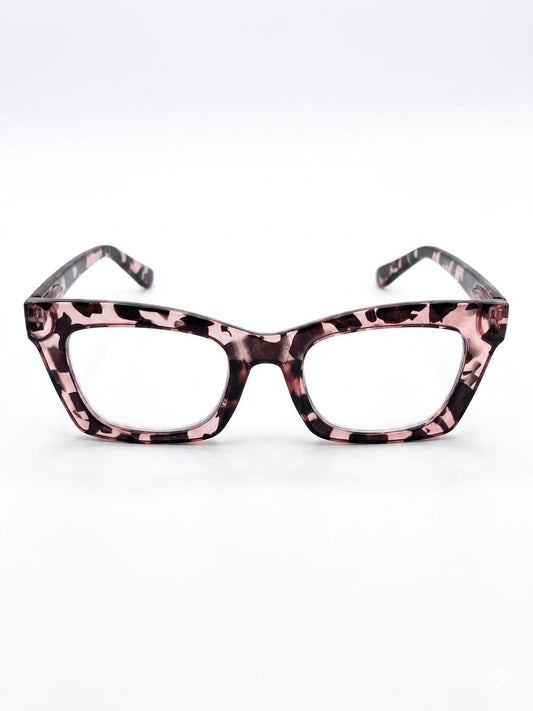 Gafas de lectura estilo carey con filtro de luz azul (Graduación