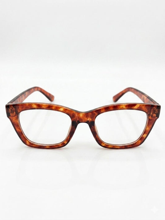 Gafas de Lectura Estilo Carey con Montura Cuadrada - Diseño Clásico