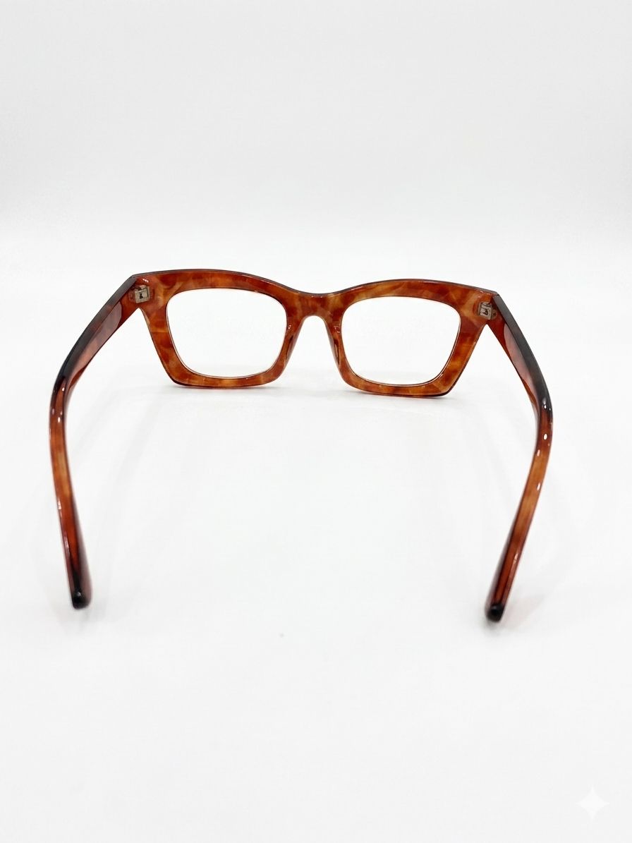 Gafas de Lectura Estilo Carey con Montura Cuadrada - Diseño Clásico