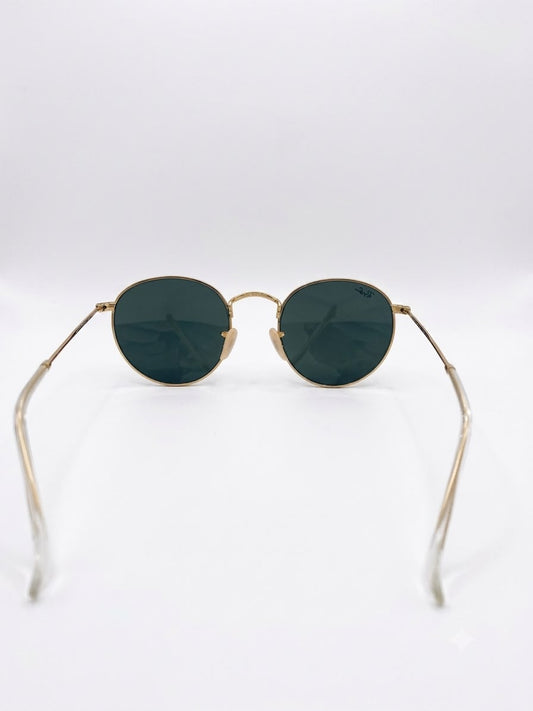 Lentes de Sol Ray-Ban Estilo "Round Metal" - Montura Dorada (Clásicos y Espejados)
