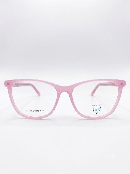 Montura para Lentes Master MS - Rosa Translúcido (Modelo M1733)