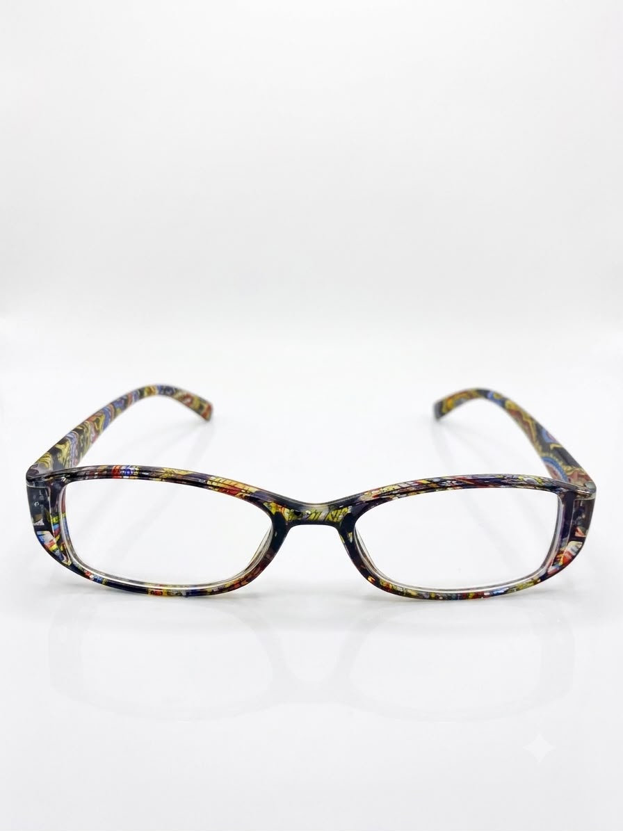Lentes de Lectura Estilo Bohemio con Estampado Vintage