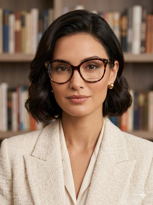 Elegancia Icónica: Gafas Louis Vuitton con Patrón de Carey