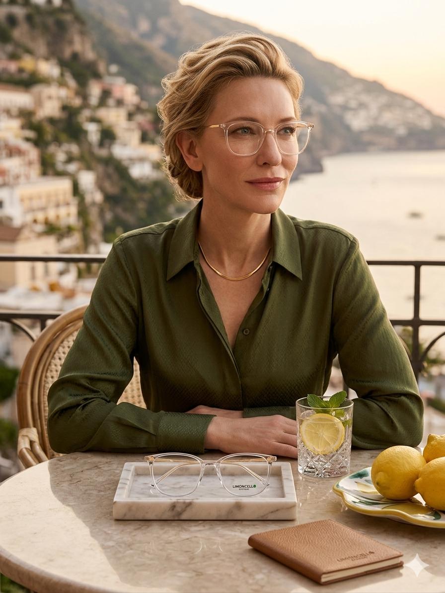 Lentes Limoncello Crystal Gold – Elegancia Transparente