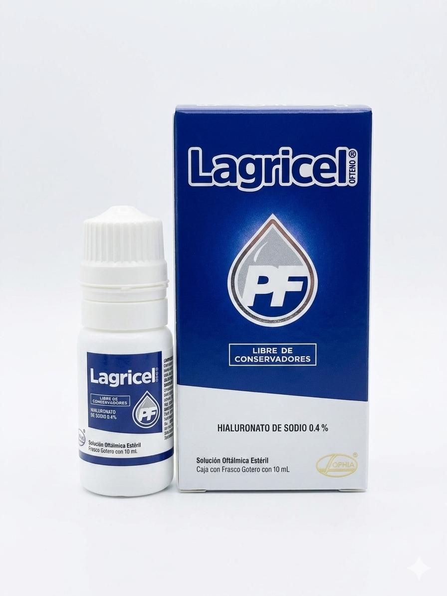 Lagricel OFTENO PF 0.4% – Solución Oftálmica Estéril Libre de Conservadores (Frasco Gotero 10 mL)