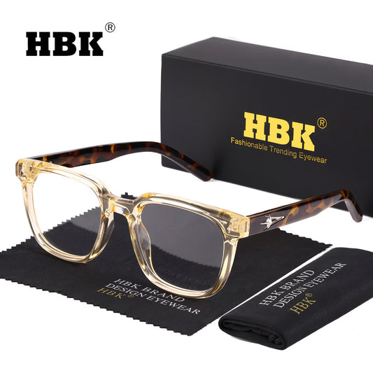 Gafas Cuadradas Retro Transparente – Estilo Vintage Moderno